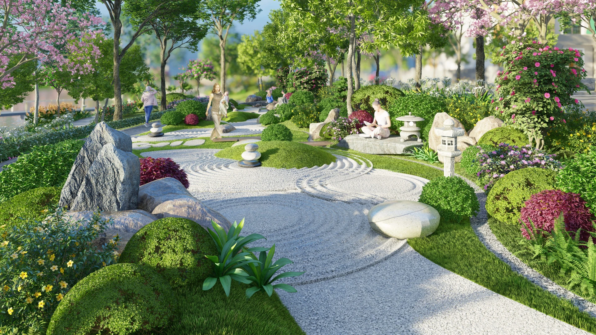 Vườn thiền Shan Lounge