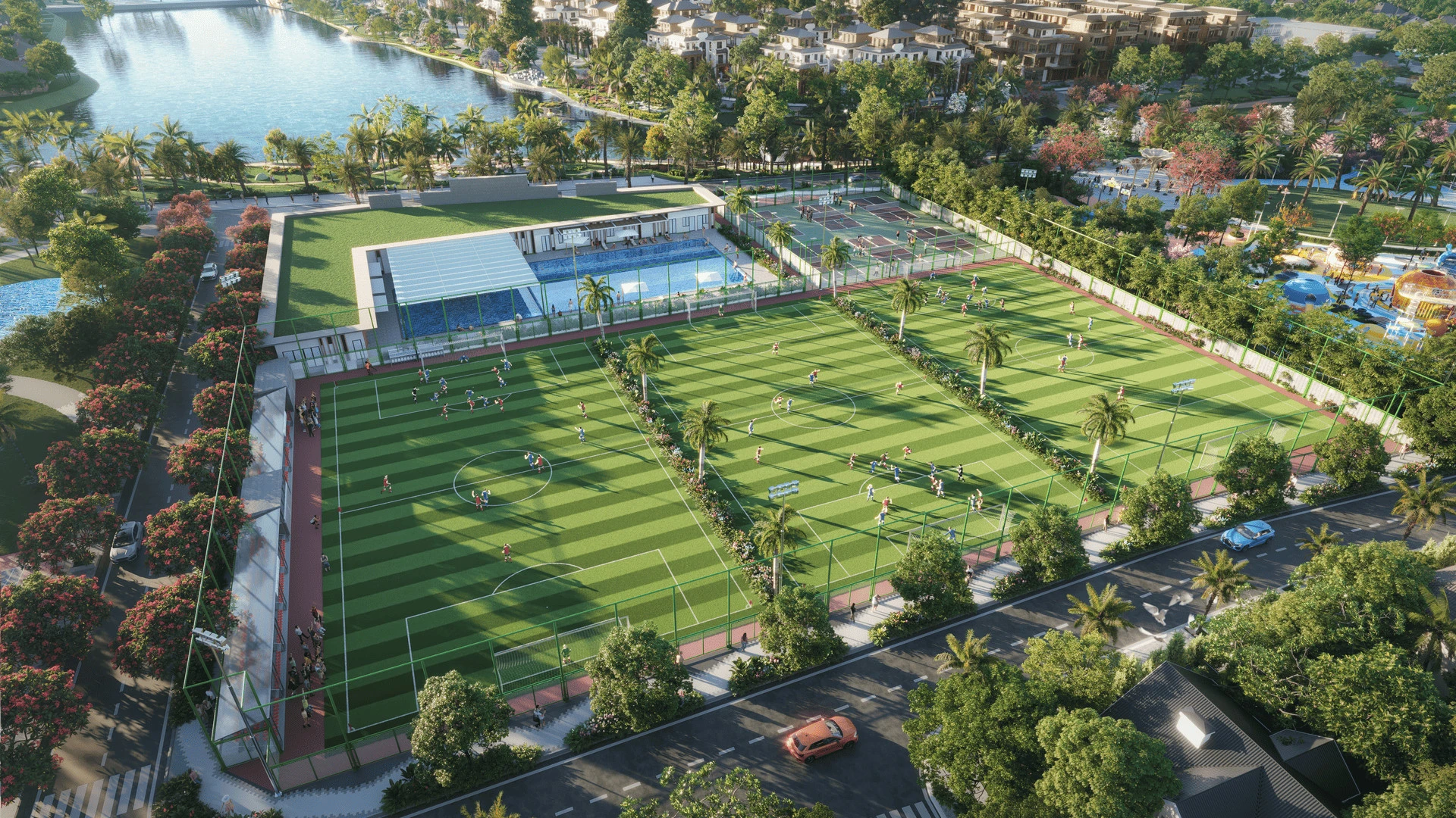 Cụm Sân bóng đá tiêu chuẩn